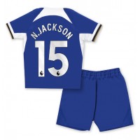 Chelsea Nicolas Jackson #15 Hemmatröja Barn 2023-24 Kortärmad (+ Korta byxor)
